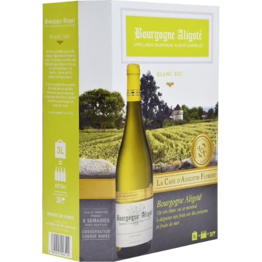 Vin Blanc A.O.P. Bourgogne Aligoté LA CAVE D'AUGUSTIN FLORENT