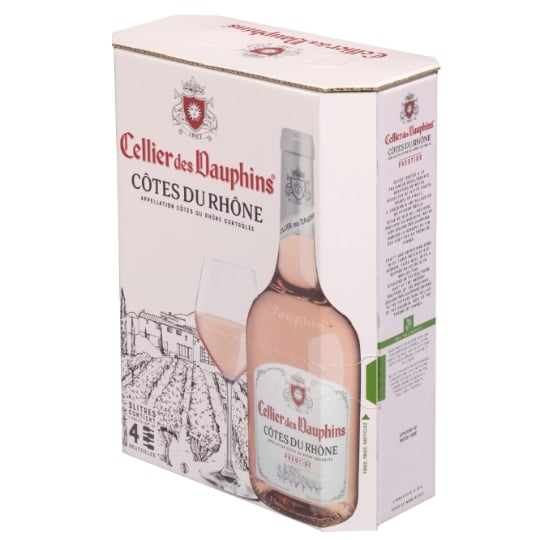 Vin Rosé A.O.P. Côtes-Du-Rhône CELLIER DES DAUPHINS PRESTIGE