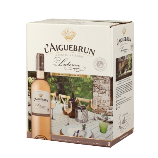 Vin rosé AOC aiguebrun pont de la coquille luberon rose LES VINS AMEDEE