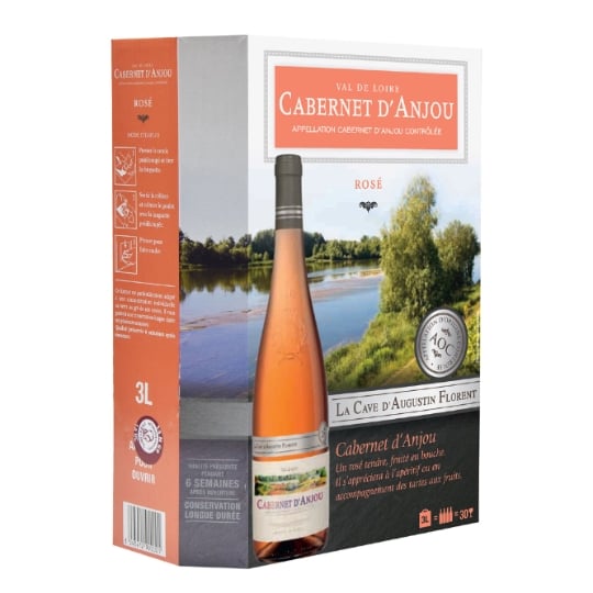 Vin Rosé A.O.P. Cabernet-d'Anjou LA CAVE D'AUGUSTIN FLORENT
