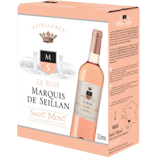 Vin rosé AOP Saint Mont MARQUIS DE SEILLAN