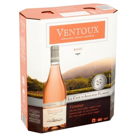 Vin Rosé A.O.P. Côtes Du Rhones Ventoux LA CAVE D'AUGUSTIN FLORENT