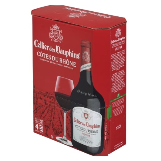 Vin Rouge A.O.P. Côtes-Du-Rhône CELLIER DES DAUPHINS PRESTIGE