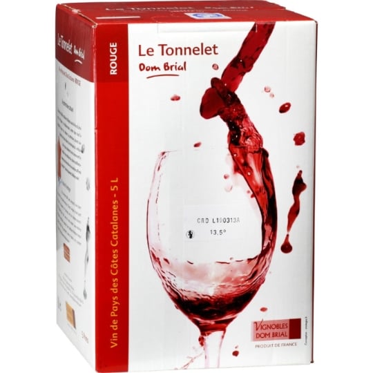 Vin Rouge Côtes Catalanes VIGNOBLE DOM BRIAL