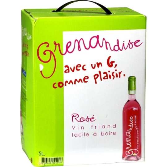 Vin rosé vin de pays d'Oc GRENANDISE