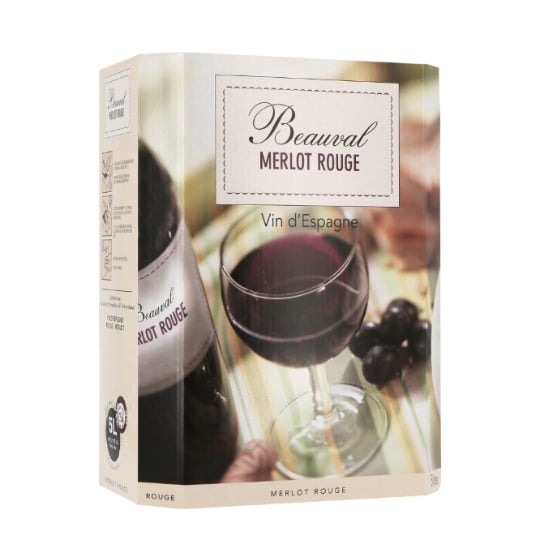 Vin Rouge Espagne Merlot BEAUVAL