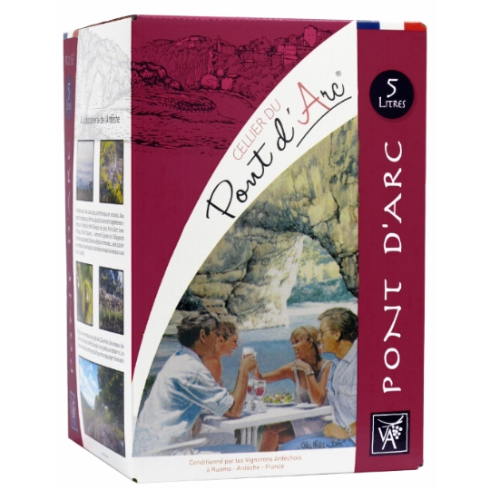 Vin Rosé AOP Coteaux de l'Ardèche CELLIER DU PONT D'ARC