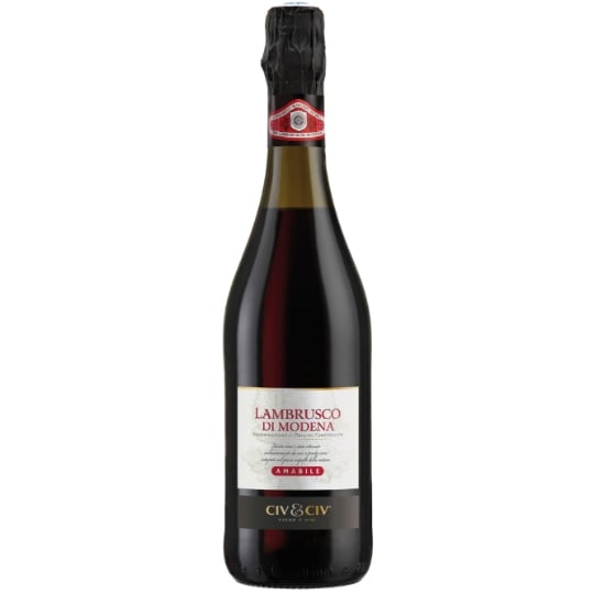 Vin Rouge A.O.P. Italie Pétillant lambrusco D.O.C. AMABILE DI MODENA
