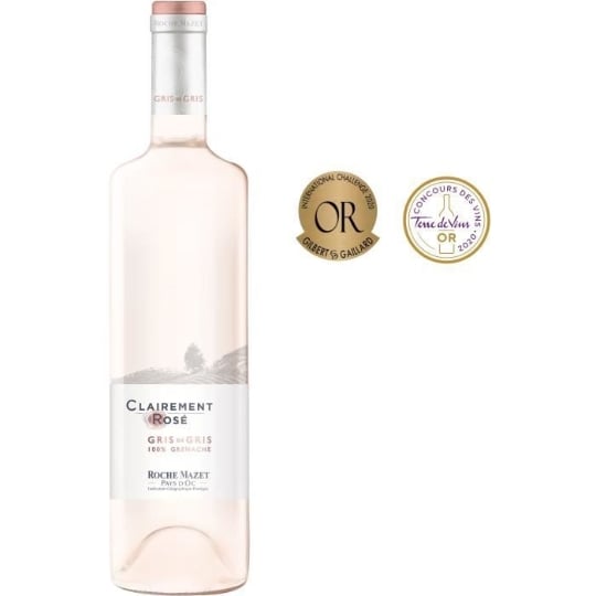 Clairement Rosé De Roche Mazet Pays D'oc - Vin Rosé De Languedoc 2023
