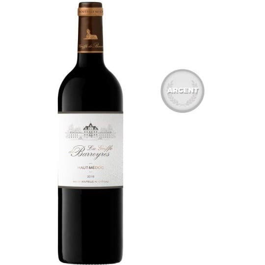 La Griffe De Barreyres 2018 Haut-médoc - Vin Rouge De Bordeaux OCSTORE