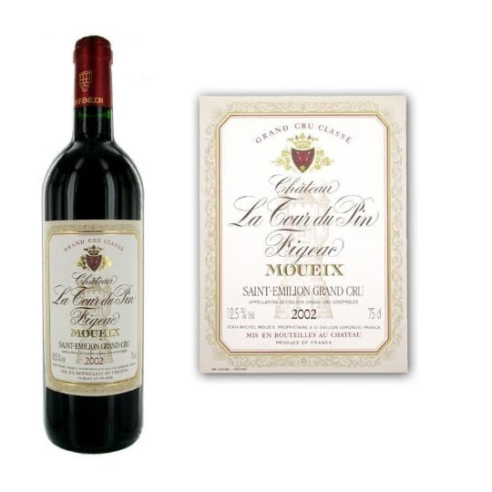 Chateau Tour Du Pin Figeac Moueix 2002 Saint-emilion Grand Cru Classe - Vin Rouge De Bordeaux AUCUNE