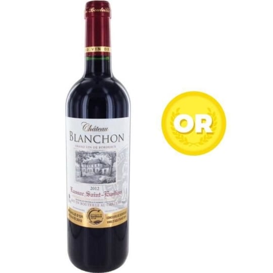 Château Blanchon 2012 Lussac Saint Emilion - Vin De Bordeaux AUCUNE
