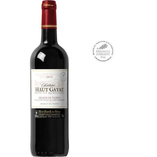 Château Haut Gayat 2019 Graves De Vayres - Vin Rouge De Bordeaux