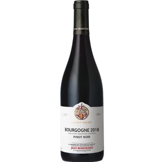 Jean Bouchard Tastevine 2018 Bourgogne Pinot Noir - Vin Rouge De Bourgogne MARQUE INCONNUE