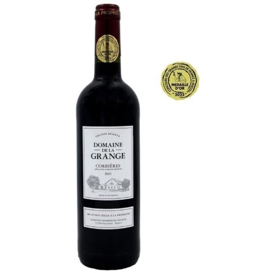 Domaine De La Grange Corbieres - Vin Rouge Du Languedoc Roussillon 2022