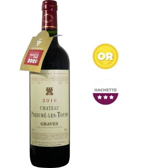 Château Prieuré Les Tours 2016 Graves - Vin Rouge De Bordeaux OCSTORE