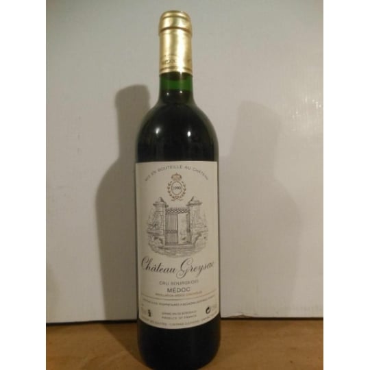 Médoc Château Greysac Cru Bourgeois Rouge 1990 - Bordeaux.