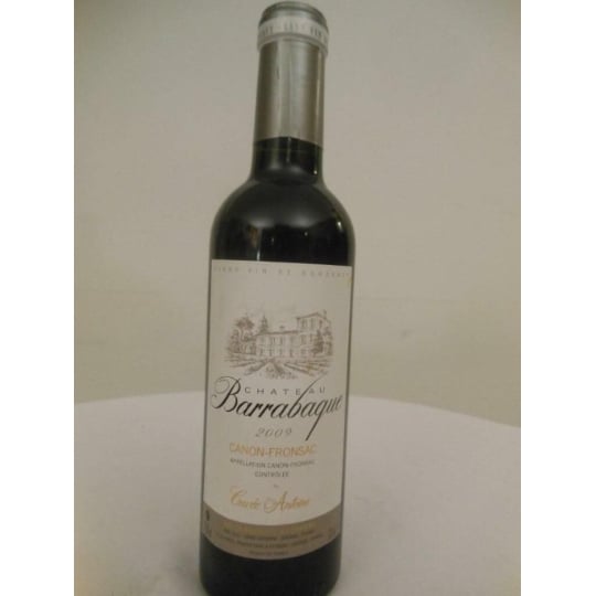 37,5 Cl Fronsac Château Barrabaque Rouge 2009 - Bordeaux.