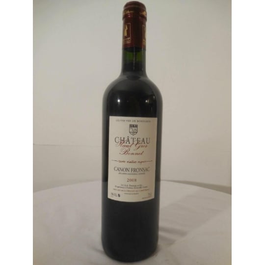 Canon-fronsac Château Haut Gros Bonnet Vieilles Vignes Rouge 2008 - Bordeaux.
