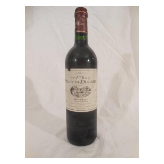 Haut-médoc Château Hourtin-ducasse Cru Bourgeois (étiquette Sale) Rouge 2000