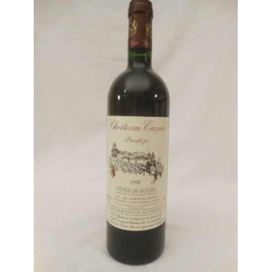 Côtes De Bourg Château Tayac Prestige Rouge 1998 - Bordeaux CHÂTEAU TAYAC