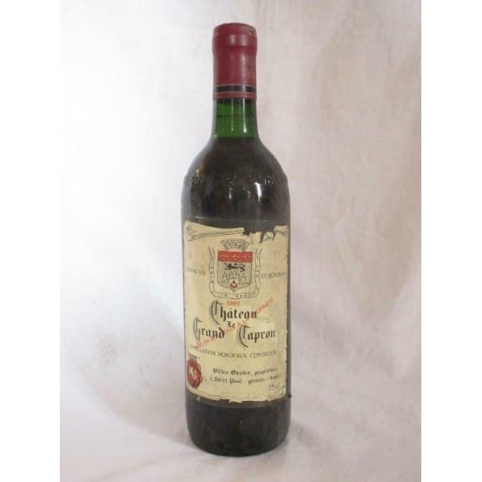 Bordeaux Château Le Grand Capron Rouge 1985 - Bordeaux