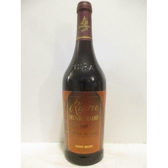 Côtes Du Jura Henri Maire Réserve Trousseau Pinot Noir Rouge 1999 - Jura