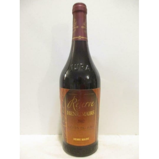 Côtes Du Jura Henri Maire Réserve Poulsard Pinot Noir Rouge 2002 - Jura