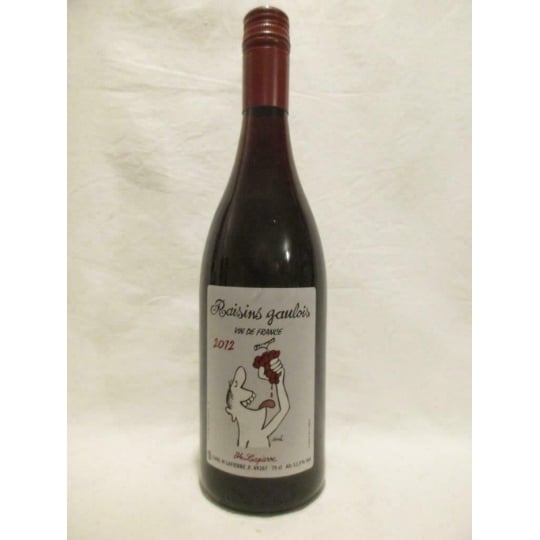 Vdp Des Gaules Lapierre Villié Raisins Gaulois Rouge 2012 - Beaujolais