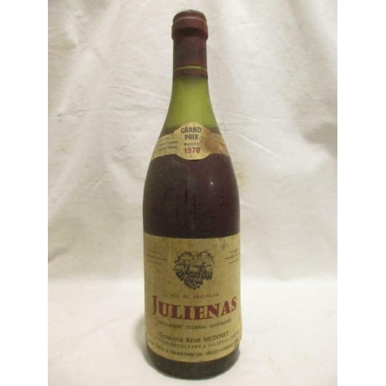 Juliénas René Monnet Rouge 1978 - Beaujolais