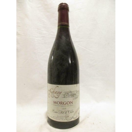 Morgon Cyrille Chavy Fût De Chêne Rouge 2008 - Beaujolais