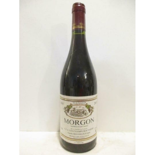 Morgon Émile Brousseloux Les Champs Bouthiers Rouge 2005 - Beaujolais