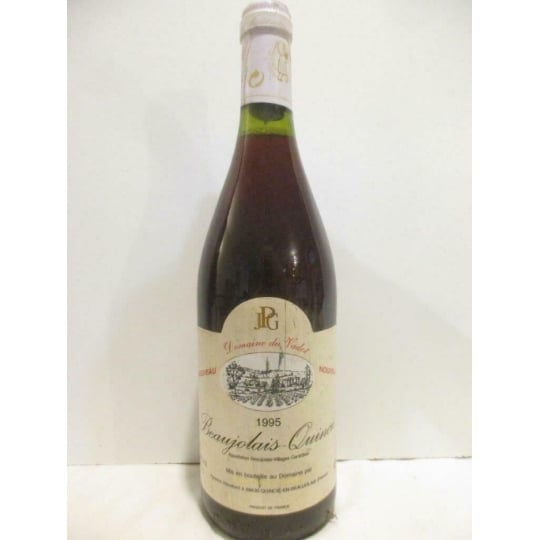 Quincié Domaine Du Valot Rouge 1995 - Beaujolais
