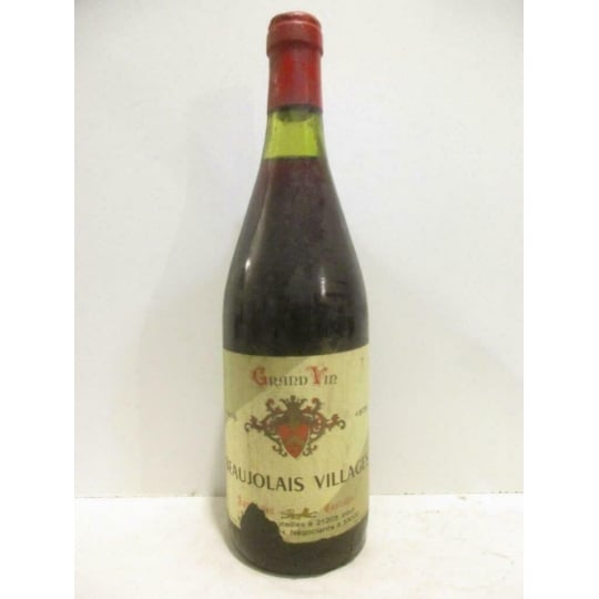 Villages Xxx (étiquette Déchirée) Rouge 1976 - Beaujolais XXX