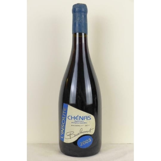 Chénas Bouchacourt Rouge 2003