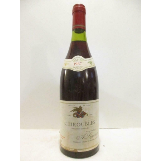Chiroubles A. Ligeret Rouge 1987