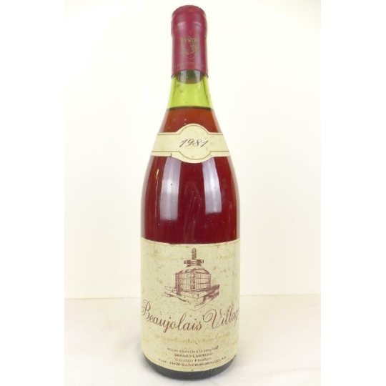 Beaujolais Village Gérard Lagneau Rouge 1981