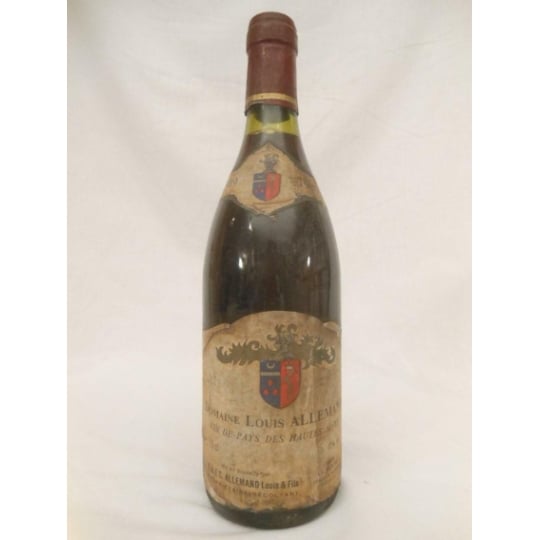 Vdp Des Hautes-alpes Domaine Louis Allemand Rouge 1989 - Provence