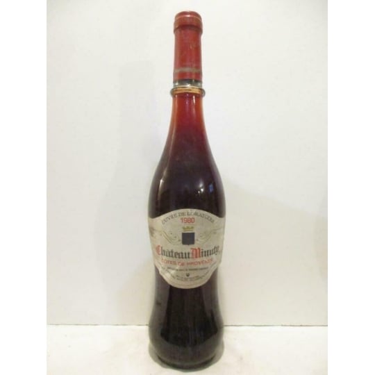 Côtes De Provence Château Minuty Cuvée De L'oratoire Rouge 1980 - Provence