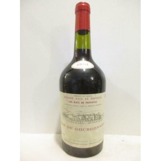 Coteaux D'aix En Provence Mas De Gourgonnier Les Baux De Provence Rouge 1991