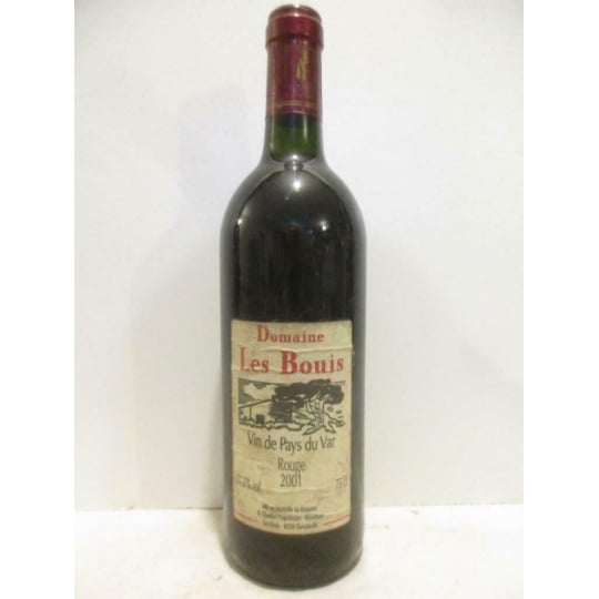 Vdp Du Var Domaine Les Bouis Rouge 2001 - Provence