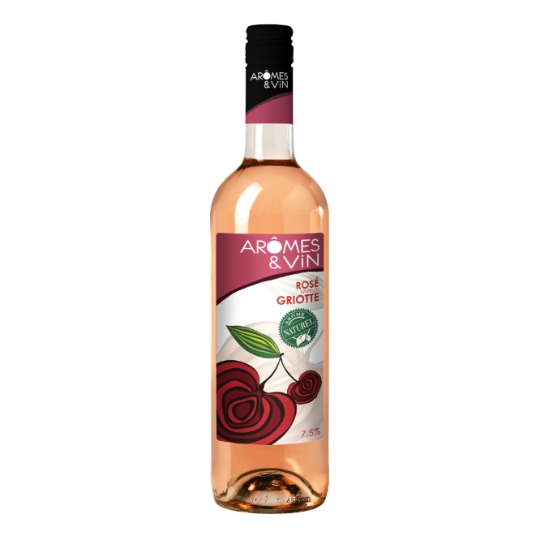 Vin Rosé Saveur Griotte Arôme Naturel 7,5% AROMES & VIN