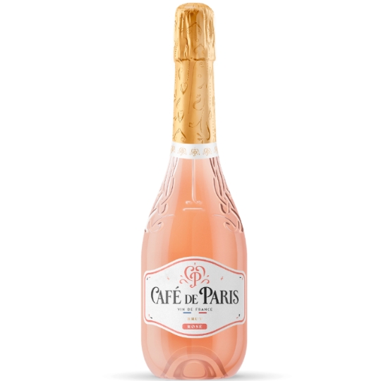 Vin Effervescent Brut Rosé CAFE DE PARIS
