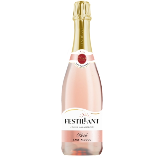Boisson Pétillante Rosé Festillant Sans Alcool FESTILLANT