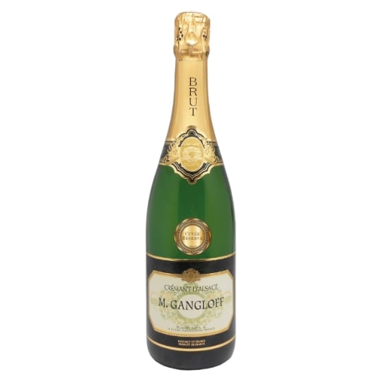 Vin pétillant A.O.P. Brut d'Alsace M.GANGLOFF
