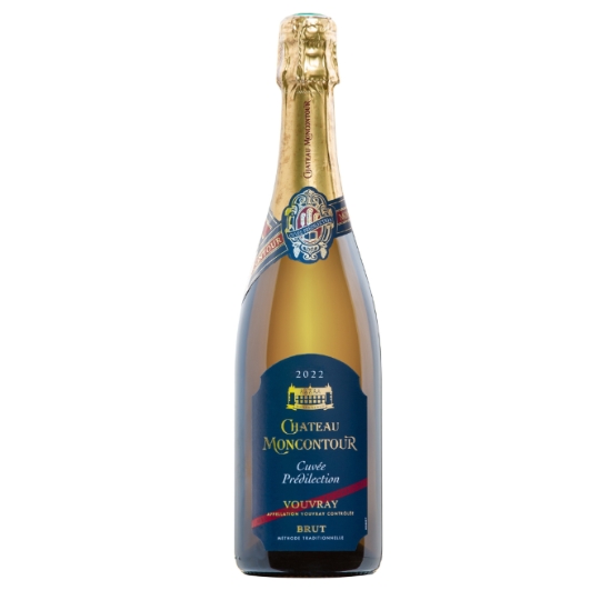 Vin Blanc A.O.P. Pétillant Brut Vouvray Château Cuvée Prédilection MONCONTOUR