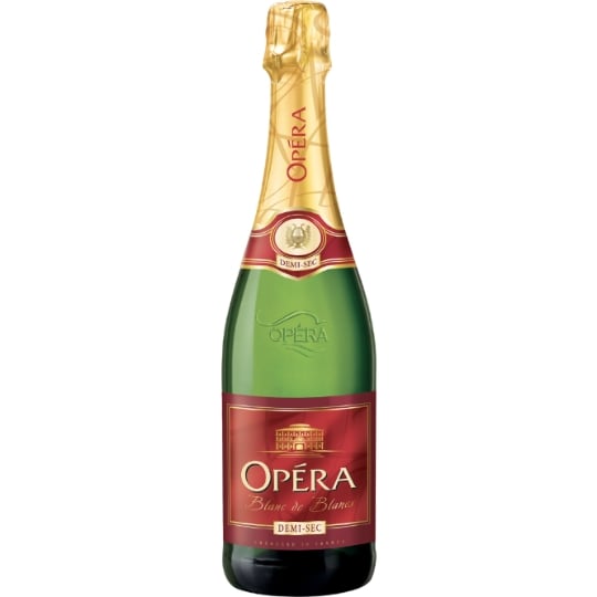 Vin Blanc Mousseux Demi Sec Blanc de Blanc OPERA