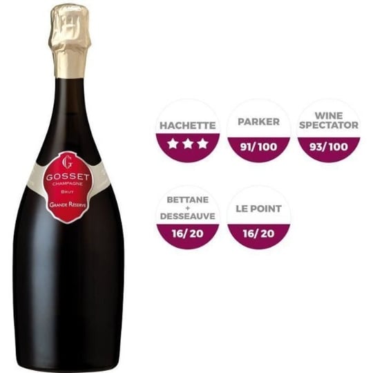 Champagne Gosset Grande Réserve Brut - 75 Cl GOSSET
