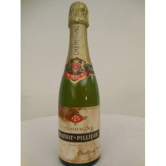 37,5 Cl Champagne Gratiot Pilliere Brut Pétillant Années 70 - Champagne.