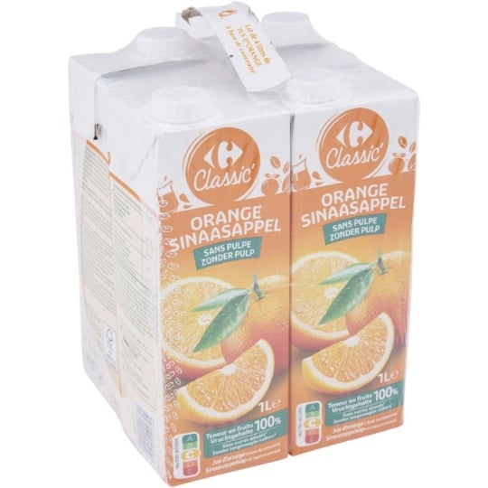 Jus d'Orange Sans Pulpe CARREFOUR CLASSIC'